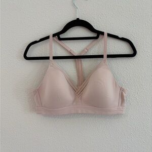 Athleta pale pink bra Size large